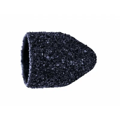 Capuchons abrasifs pointus x10 1004 - Diamant - Grain super gros - Abrasion des cors, durillons et hyperkératoses - 10 mm