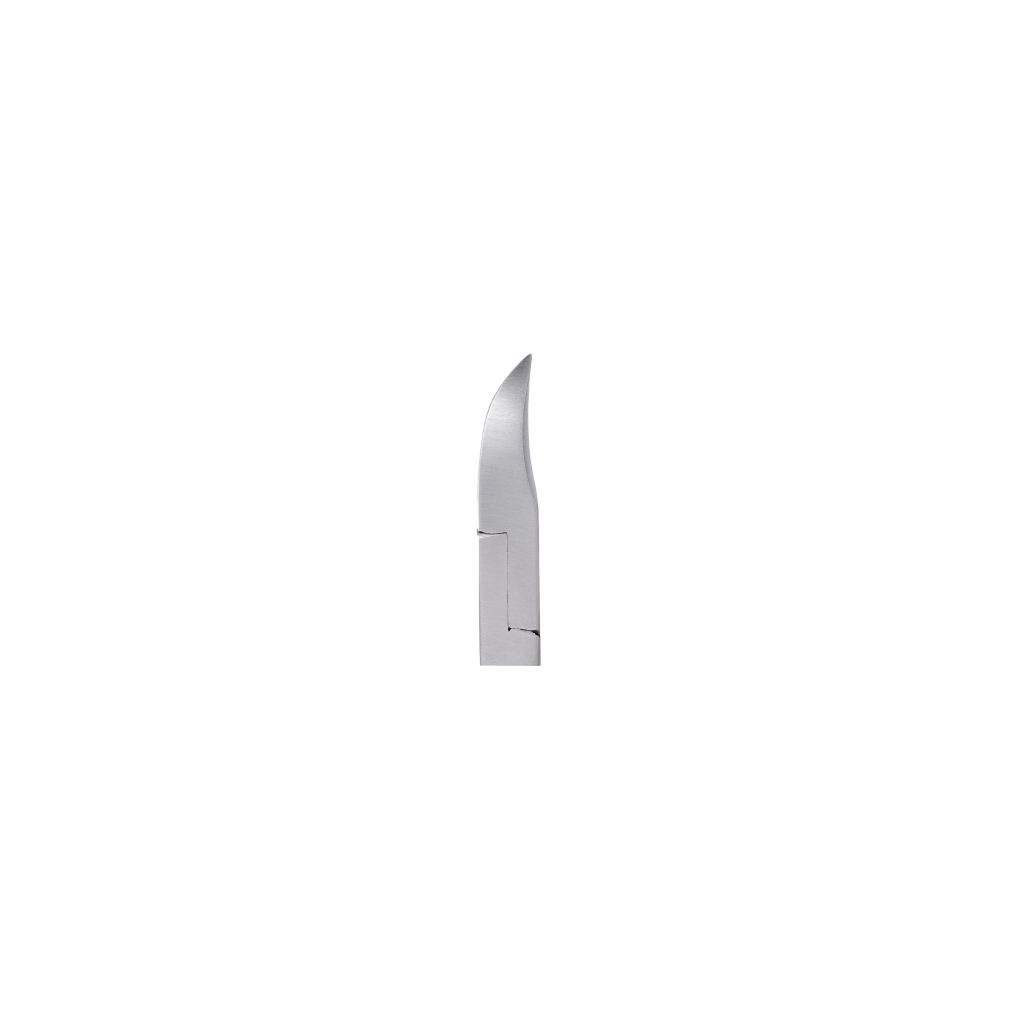 Sécateur à ongles - Coupe concave - Mors effilés - 14 cm - Inox satiné - Elibasic