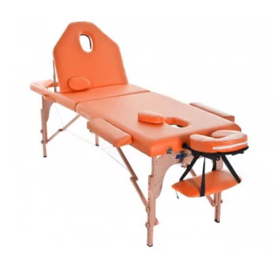 Table de massage pliante en bois 194 x 70 cm avec dossier inclinable - 5 coloris - Quirumed