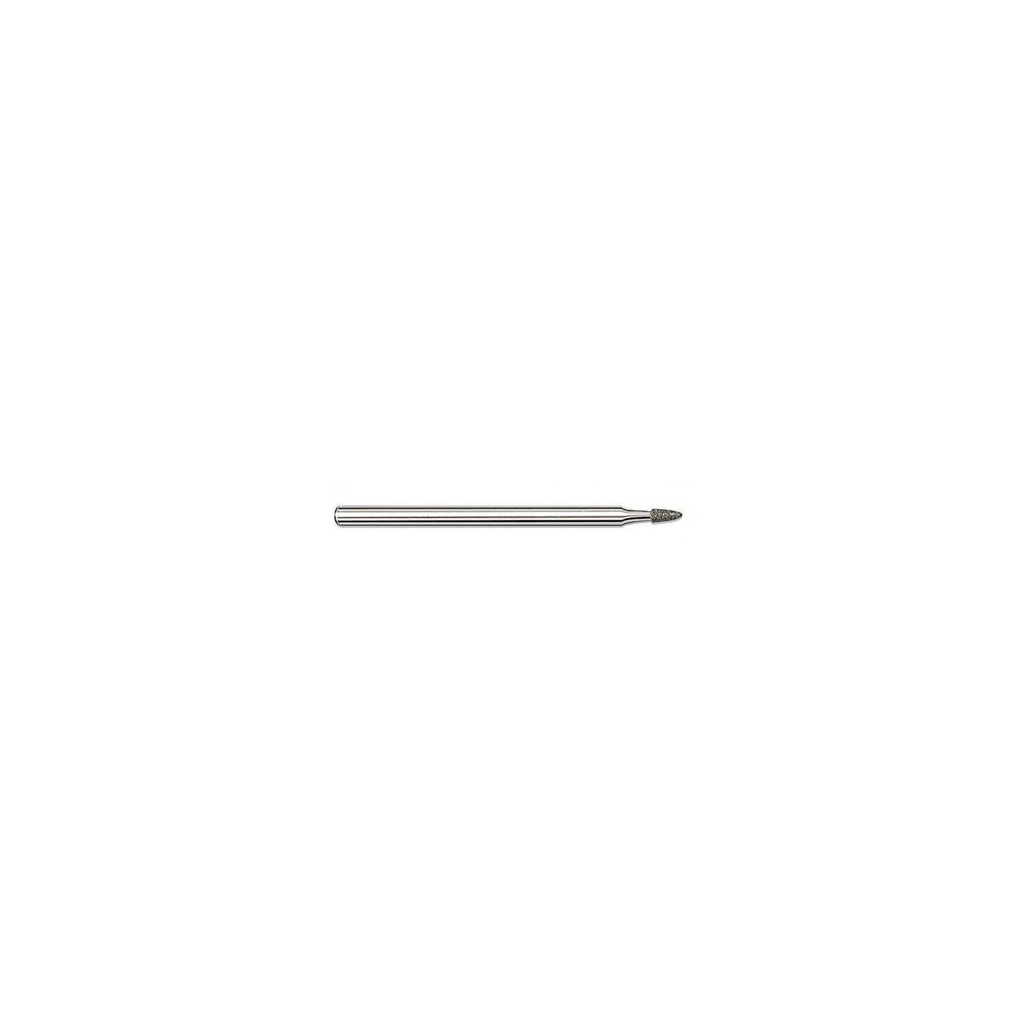 Fraise diamantée standard - Lissage des ongles et peaux - Grain moyen - Pack de 2 fraises - ø1,8mm