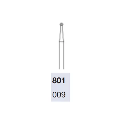 Fraise 801 Diamant - Enucléation et perçage d'ongle - 0,9 mm