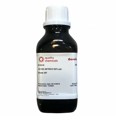 Acide nitrique 60 % - Flacon de 250 ml