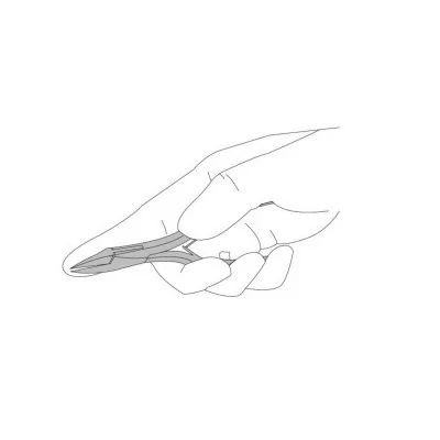 Pince à ongles - Coupe droite 15 mm - Mors plats - 11,5 cm - Ruck