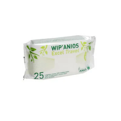 Wip'Anios Excel Travel - 25 Lingettes - Anios