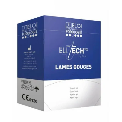 Boîte distributrice de 500 lames de gouges N°1 - Elitech by Eloi