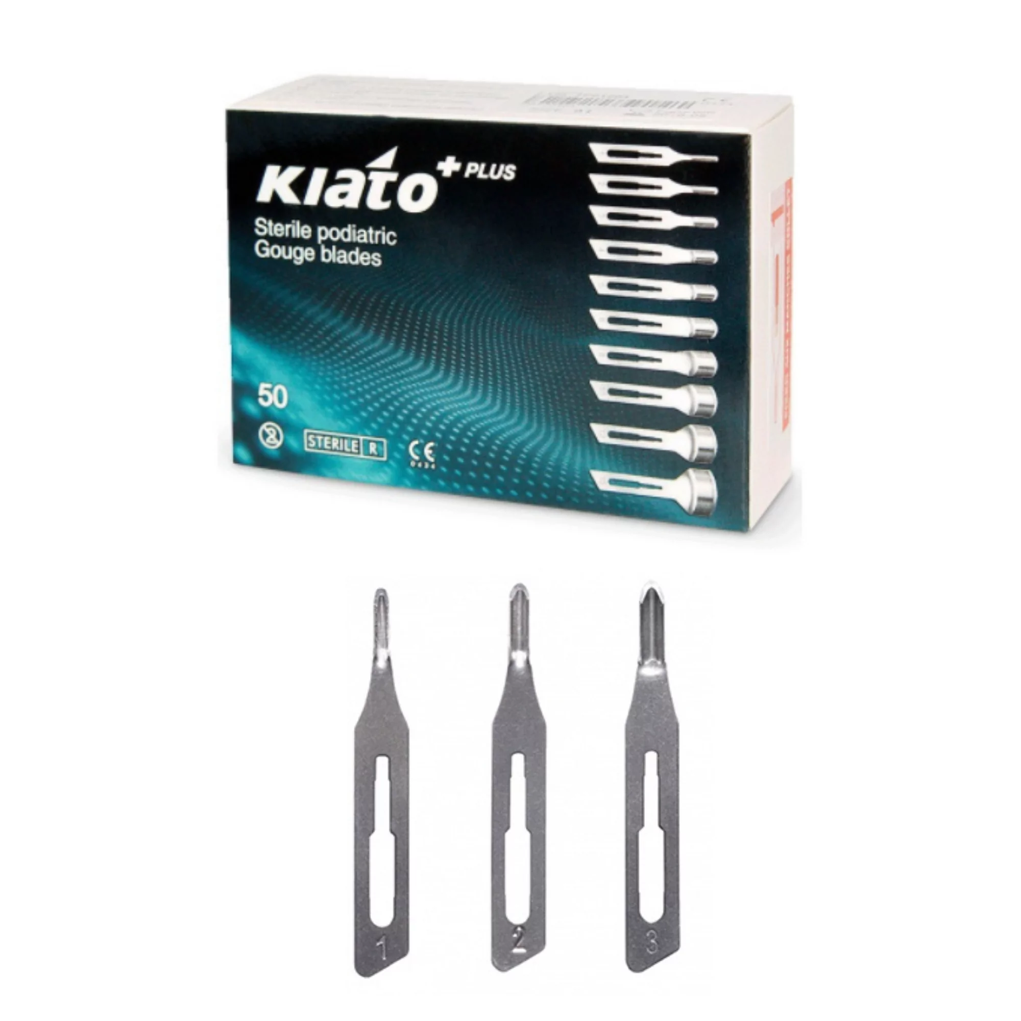 Lames de gouges Kiato + Diamond Stériles fabriqué par Kiato vendu par My Podologie