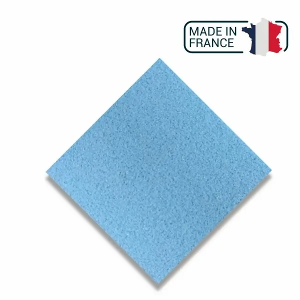 My Sylomer - Shore 10 - 500 x 750 mm - 2 épaisseurs - Bleu
