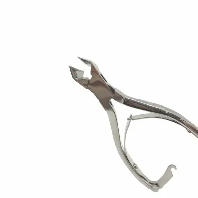 Pince à ongles - Coupe concave - Mors obliques - Ressort double - Inox - Elibasic by Eloi Podologie