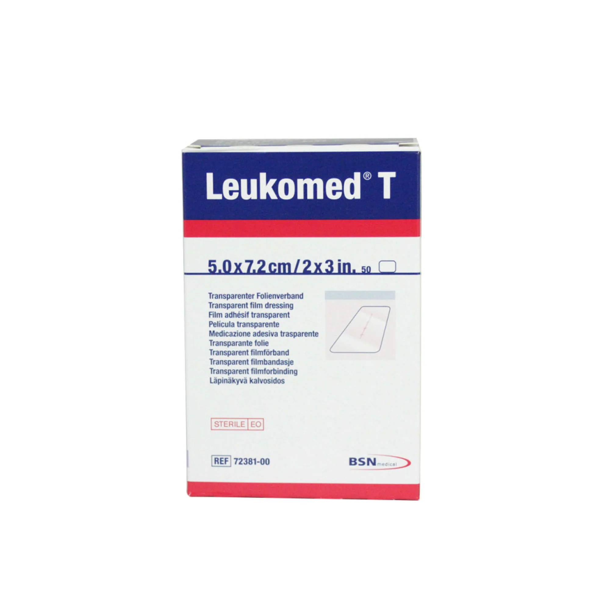 Pansements stériles Leukomed T plus - absorbants transparents avec compresse (2 dimensions) - BSN Médical