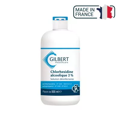Chlorhexidine Alcoolique 2% - 3 conditionnement - Laboratoire Gilbert