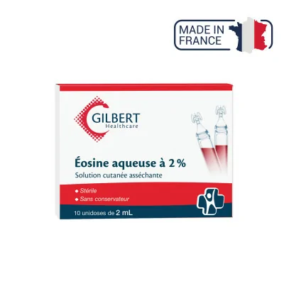 Éosine aqueuse 2% - 2 formats disponibles - Gilbert