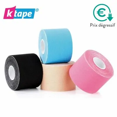 Bande adhésive élastique - 5cm x 5m - 5 couleurs - K-Tape | My Podologie