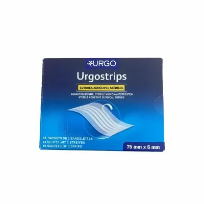 Boite de sachets de sutures chirurgicales adhésives stériles - UrgoStrips - Urgo