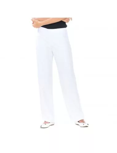 Alizée - Pantalon médical - Femme - Ceinture élastique dos - 3 poches - Sans poche