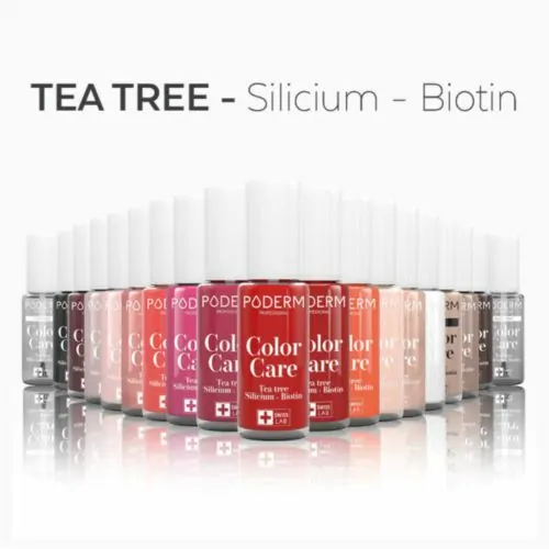 Top Coat TEA TREE - Color Care - 8ml - Poderm 
