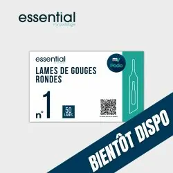 50 Lames de gouges stériles - Rondes - Essential by My Podologie