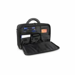 Mallette convertible de podologie Elite Bags DOCTOR Noire - Chariot à roulettes en option