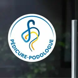 Sticker vitrine Pédicure-Podologue ONPP - Pour votre cabinet de podologie