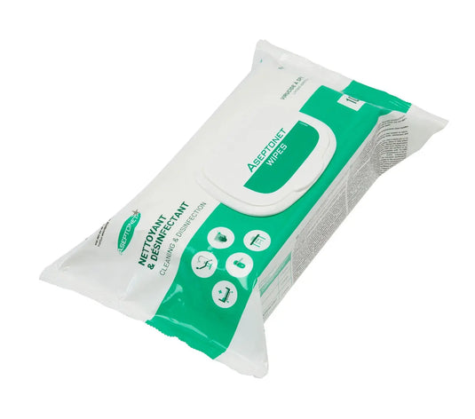 100 salviette disinfettanti spesse - Aseptonet Aseptonet 