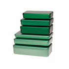 Scatola strumenti in alluminio verde