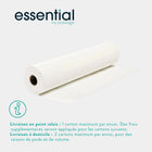 9 rotoli Fogli da esame bianchi goffrati - 135 formati - 50 x 35 cm - Essential