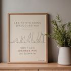 Poster decorativo - Svolgimento del piede mobile