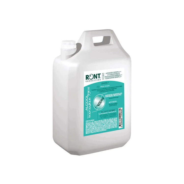 70° Isopropyl Alcohol - 5 capacities available - Ront - My Podologie