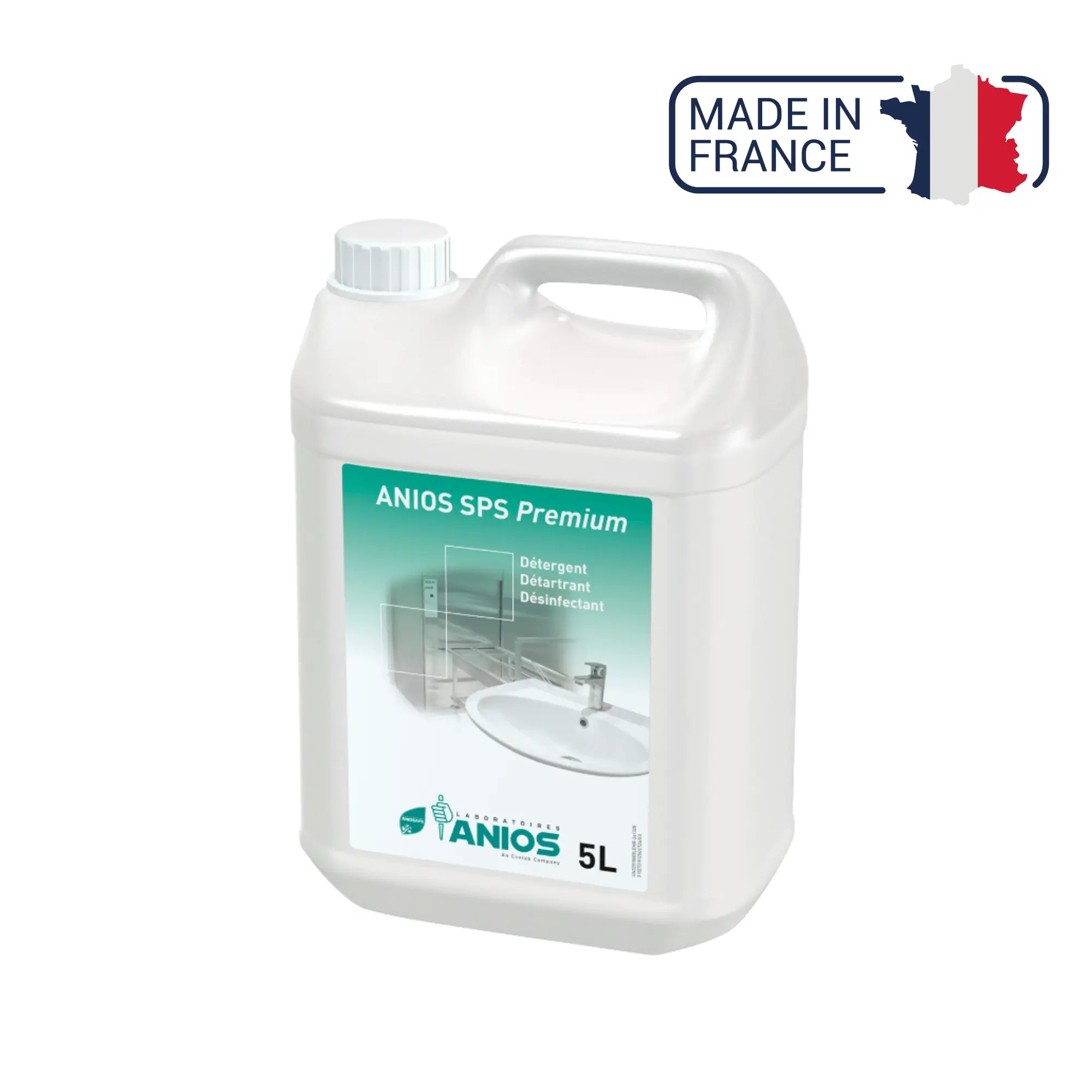 Anios SPS Premium - Détergent, détartrant, désinfectant Sanitaires - 2 contenances - Anios Anios 