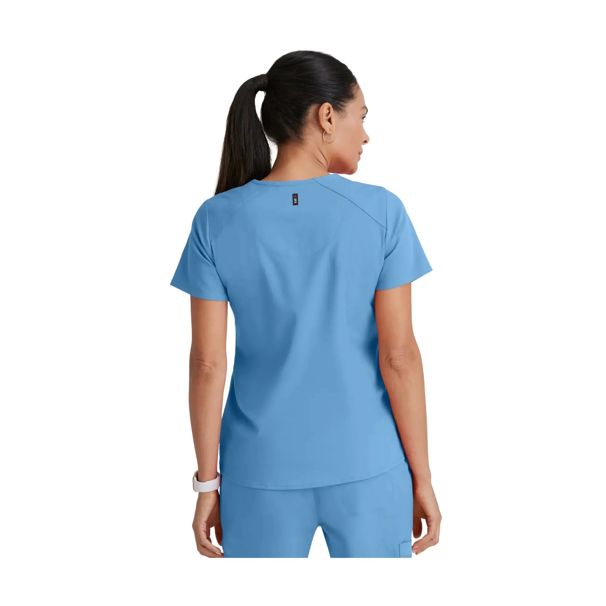 Aura - Túnica con cuello en V - Mujer - Grey's Anatomy Stretch Grey's Anatomy 