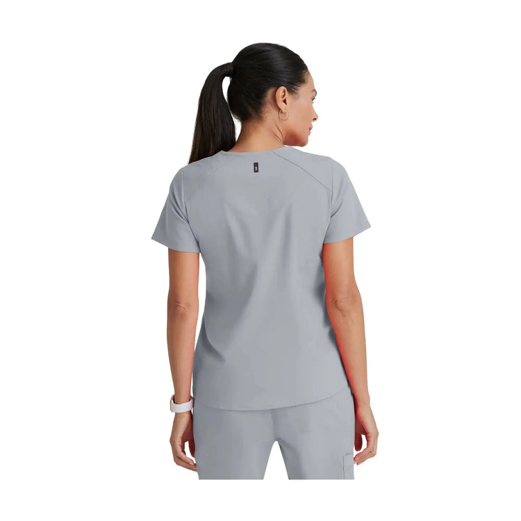 Aura - Túnica con cuello en V - Mujer - Grey's Anatomy Stretch Grey's Anatomy 