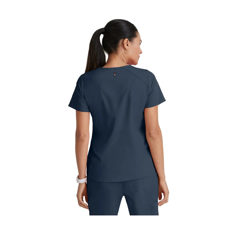 Aura - Túnica con cuello en V - Mujer - Grey's Anatomy Stretch Grey's Anatomy 
