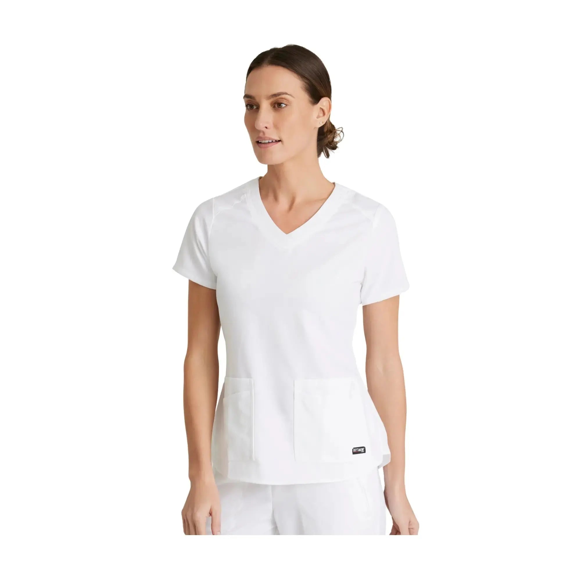 Aura - Túnica con cuello en V - Mujer - Grey's Anatomy Stretch Grey's Anatomy 