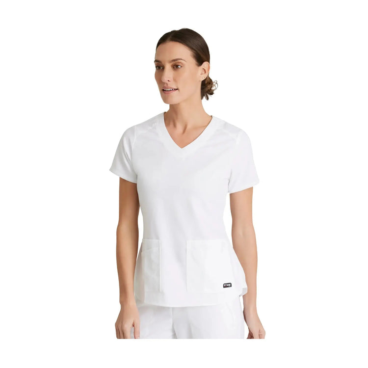 Aura - Túnica con cuello en V - Mujer - Grey's Anatomy Stretch Grey's Anatomy 