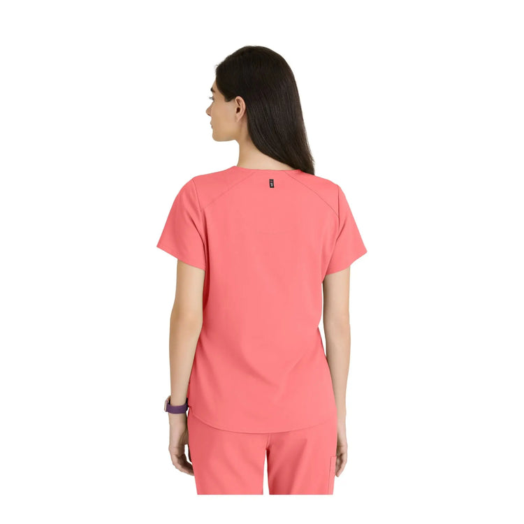 Aura - Túnica con cuello en V - Mujer - Grey's Anatomy Stretch Grey's Anatomy 
