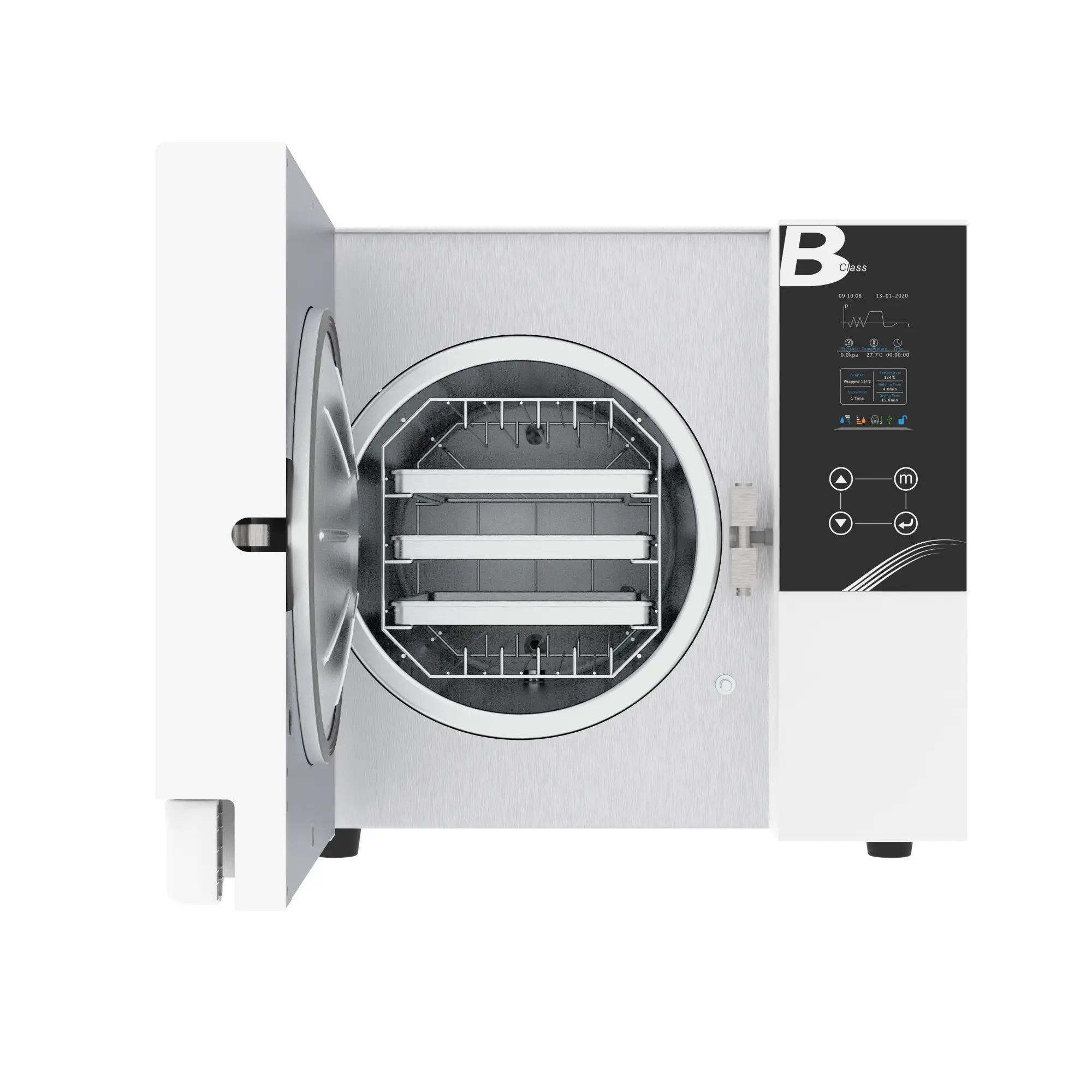 Autoclave Blanc 8 Litres Classe B avec USB et imprimante intégrée Icanclave Autoclaves 