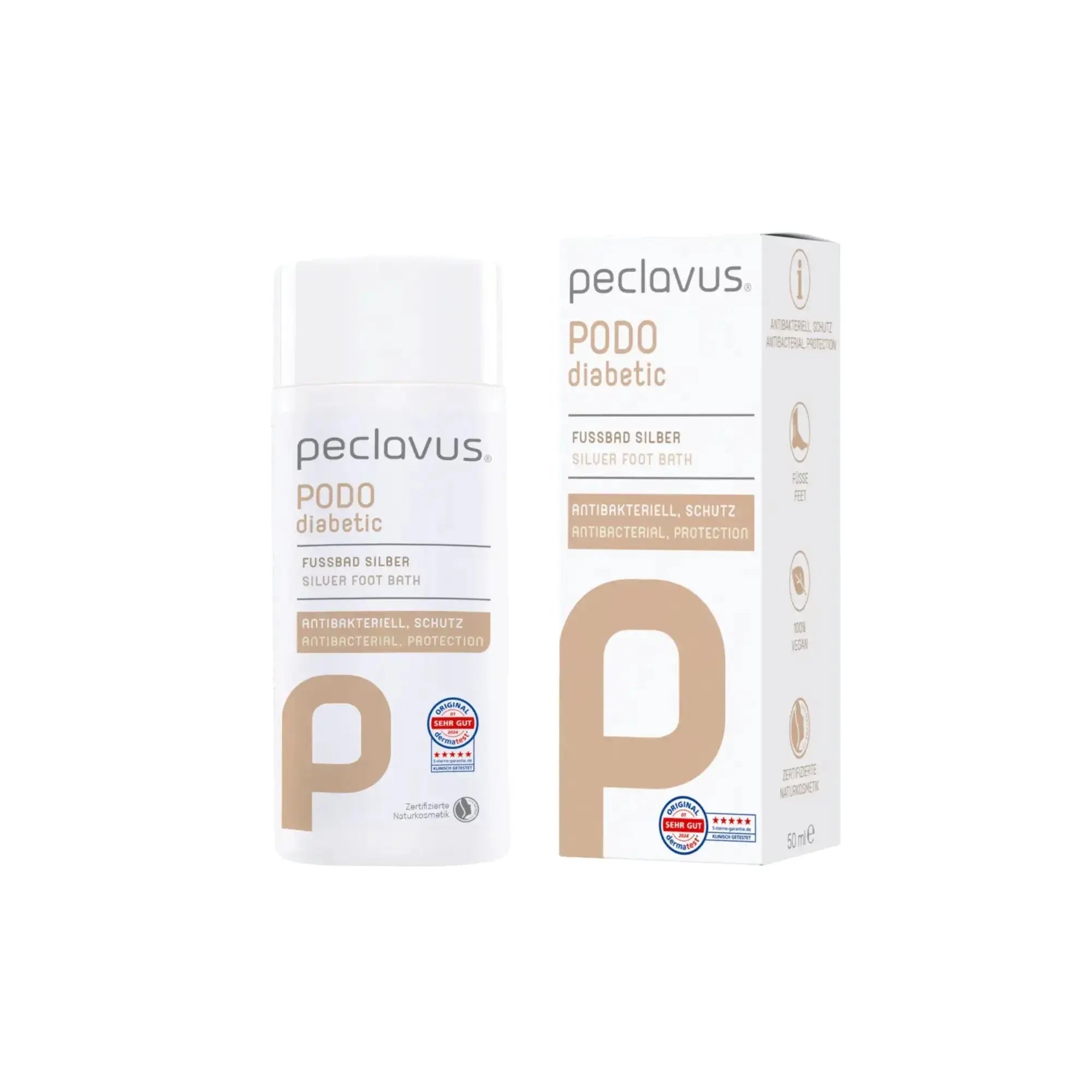 Baño de pies plateado - Peclavus Peclavus 