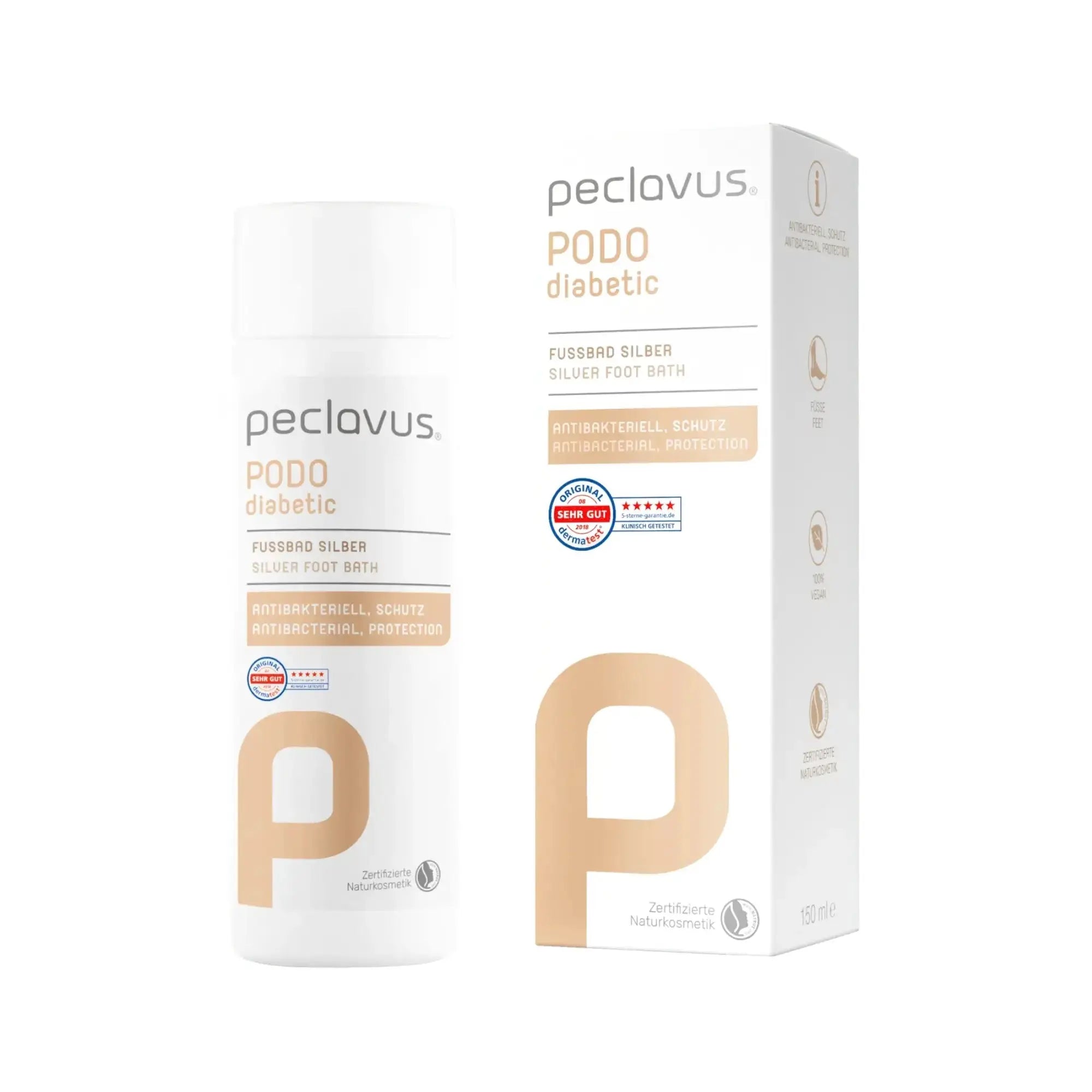 Baño de pies plateado - Peclavus Peclavus 
