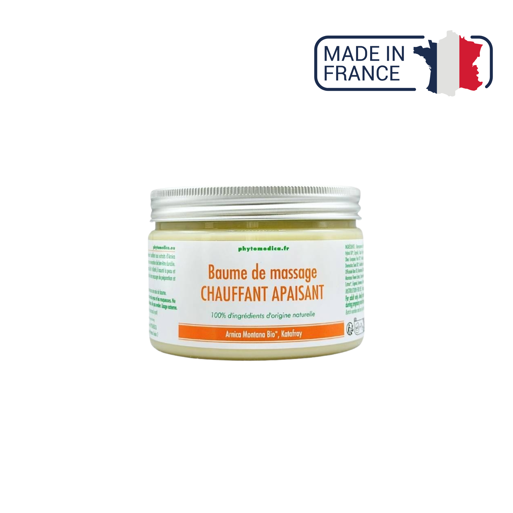 Baume de massage végétal - apaisant chauffant - 450 ml - Phytomedica Laboratoires Phytomedica 