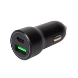 Chargeur de voiture dual USB 3.0 et USB-C
