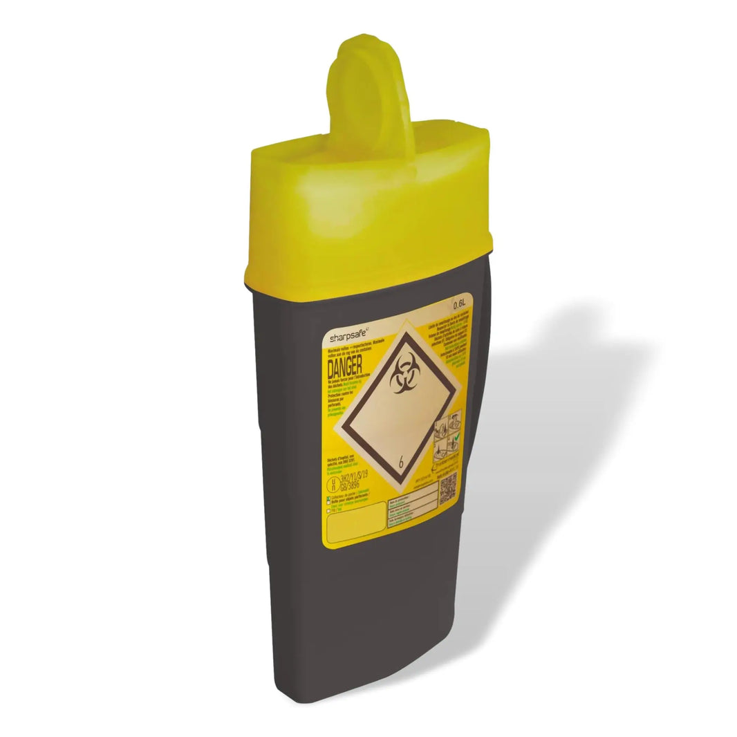 Raccoglitore di rifiuti Sharpsafe - Hospidex - My Podology