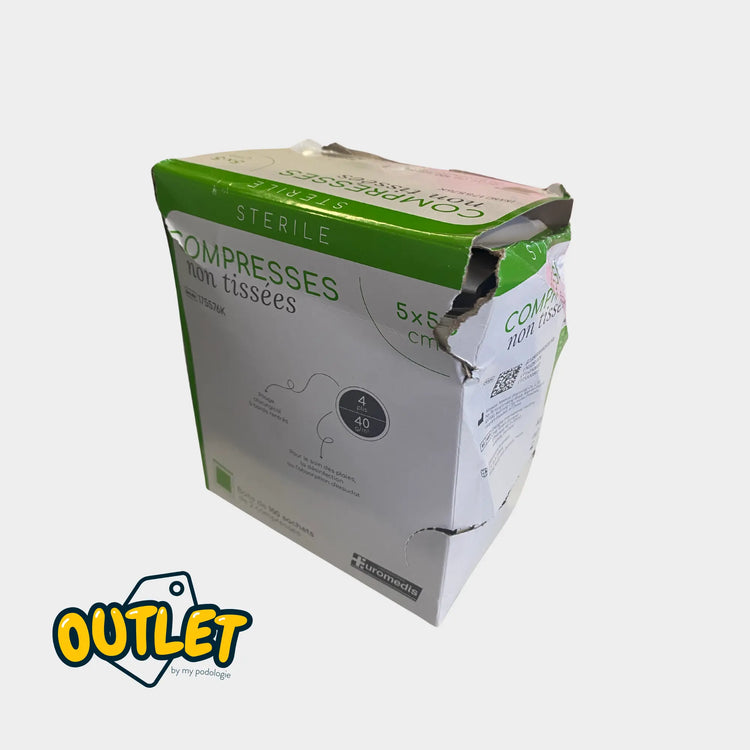 Compresse Non-tissée Stérile - 40g/m2 - Pochette de 2 compresses - Euromédis // Défaut Euromédis 