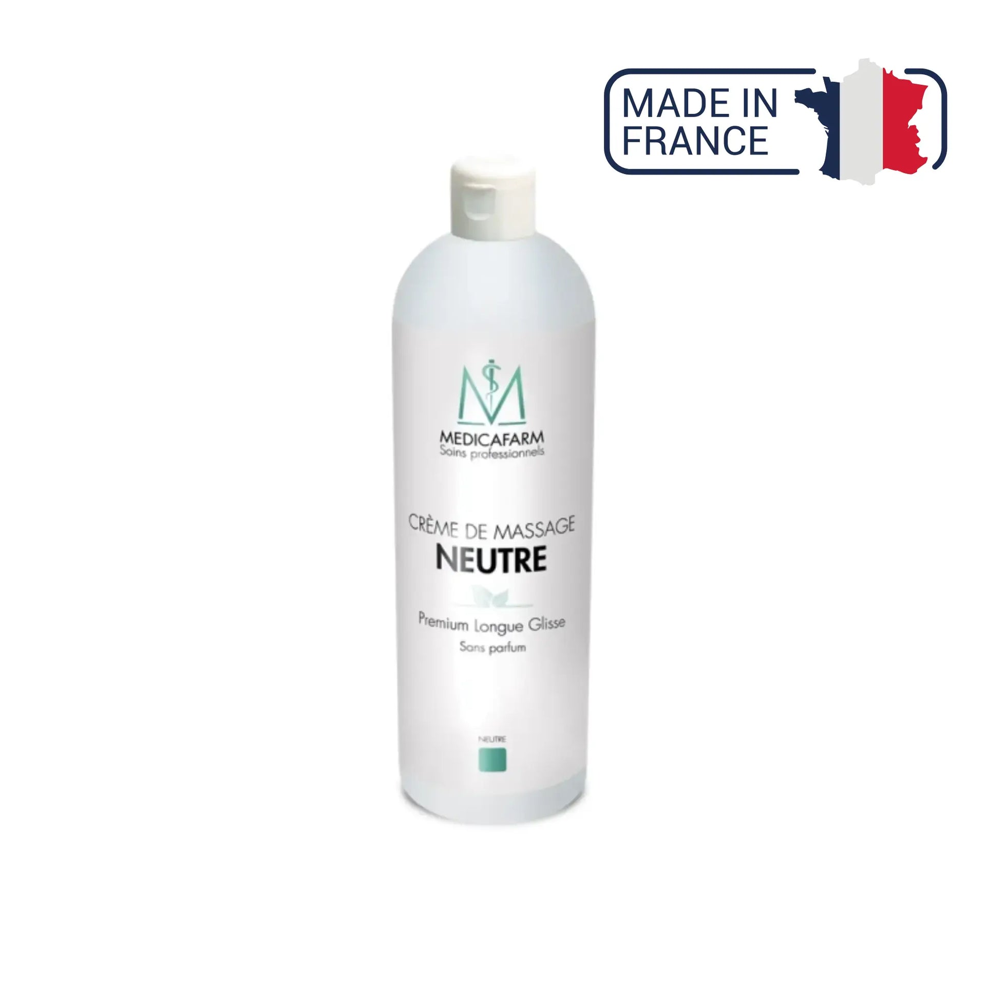 Crème de Massage Neutre PREMIUM Longue Glisse - 1 ou 5 Litres- Medicafarm Medicafarm  1L