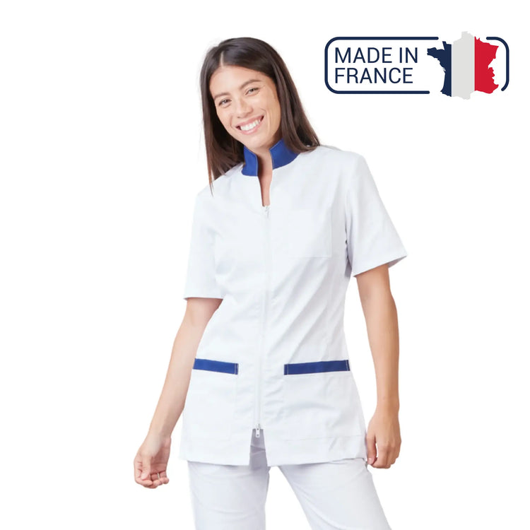 Chemises de chirurgie post-épaule pour femmes à manches courtes détachables haut après rotateur chemises chimio port tissu adaptatif, Noir/blanc, Grand Chemises de chirurgie post-épaule pour femmes à manches courtes détachables haut après rotateur chemises chimio port tissu adaptatif, Noir/blanc, Grand