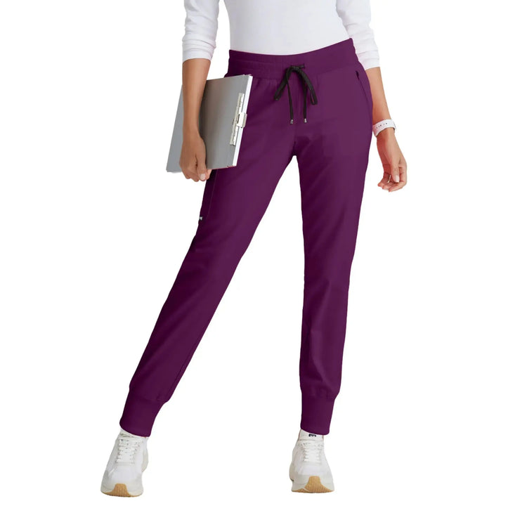 Eden - Jogging avec cordon de serrage - Femme - Grey’s Anatomy Stretch Grey’s Anatomy  Bordeaux / XL