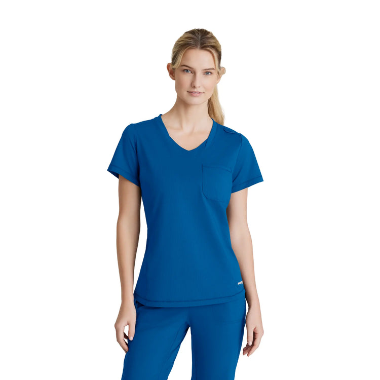 Elyra - Tunique col rond - Femme - Skechers Slip-ins SKECHERS SLIP-INS KNITS  Bleu Azur / XL