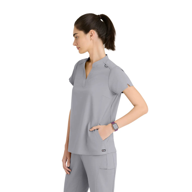 Flora - Tunique col à bande - Femme - Grey’s Anatomy Stretch GREYS ANATOMY STRETCH