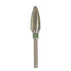 Fraise E5275 Carbure de tungstène forme ovoïde - Abrasion des ongles épais et onychogryphose - Denture hélicoïdale standard -