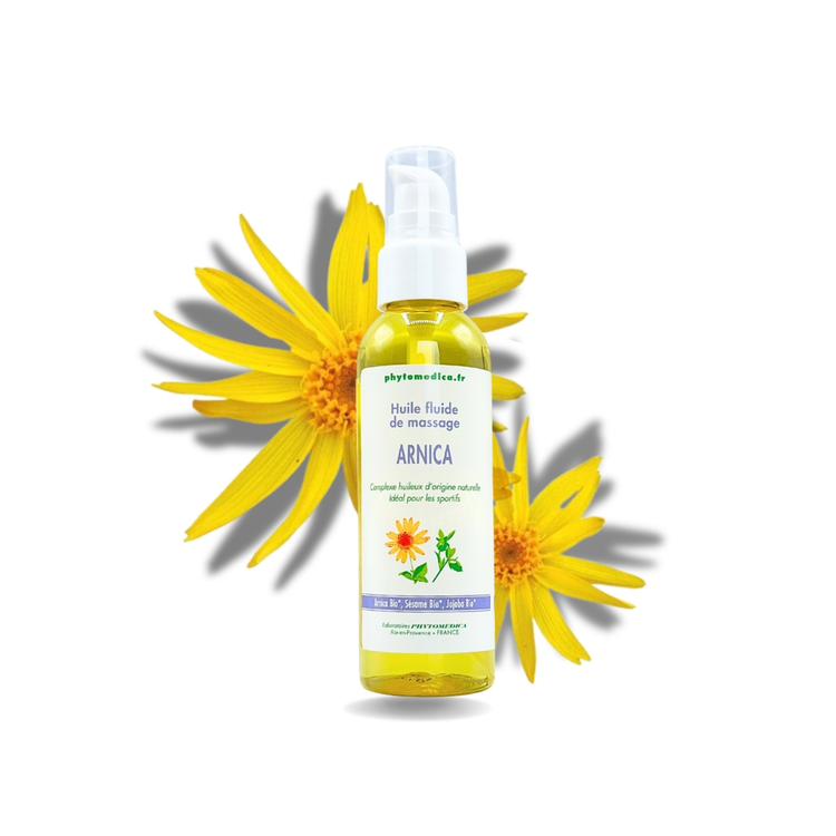 Huile fluide de Massage - Arnica - deux contenances - Phytomedica Laboratoires Phytomedica 