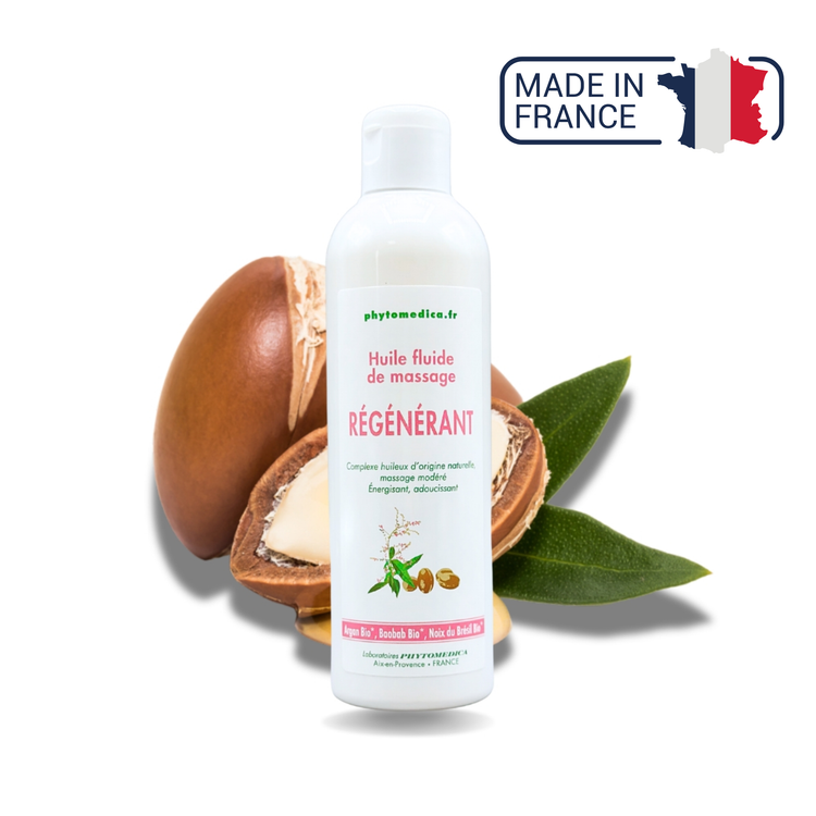 Huile fluide de Massage Régénérant - Argan - 500 ml - Phytomedica Laboratoires Phytomedica 