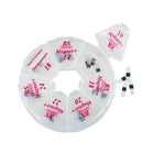 Kit de languettes B/S Magnet+ Rondell Profi - Assortiment de 60 languettes - Largeur 4 mm - B/S-Spange